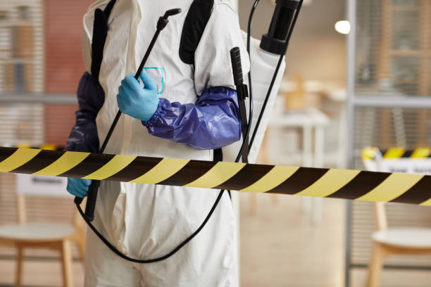 Professional Biohazard technician working in Lotus, CA